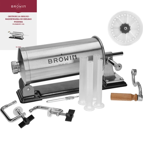Máquina de encher enchidos horizontal 3 kg - 2