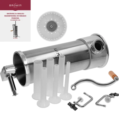 Máquina de encher enchidos vertical 5 kg - 3