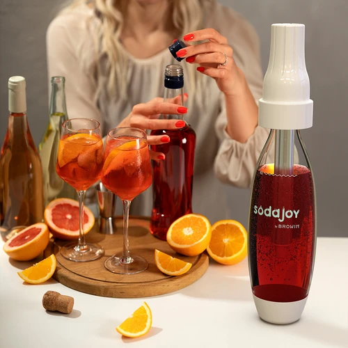 Máquina de gaseificação de água e bebidas + 10 cartuchos - 12