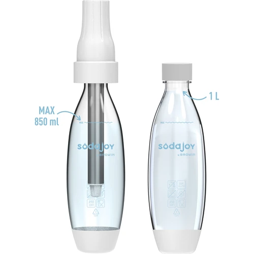 Máquina de gaseificação de água e bebidas + 10 cartuchos - 7