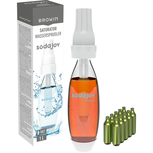 Máquina de gaseificação de água e bebidas + 10 cartuchos - 2