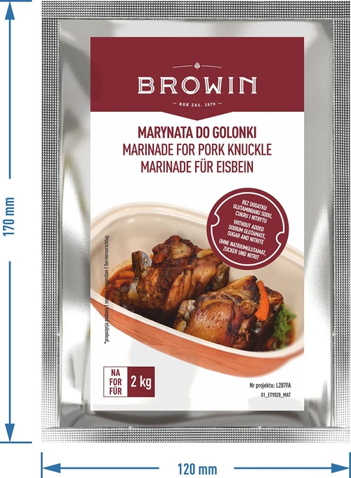 Marinada para joelho de porco — mistura de ervas e especiarias, 70 g - 3
