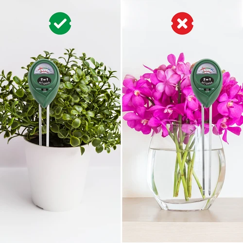 Medidor de solo 2 em 1 - pH, humidade - 8