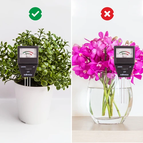 Medidor de Substrato 2 em 1 - pH e fertilidade do solo - 6