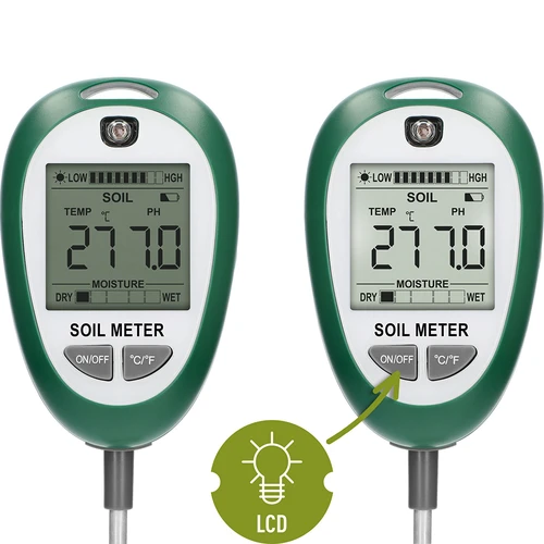Medidor eletrónico de solo 4 em 1 - 4