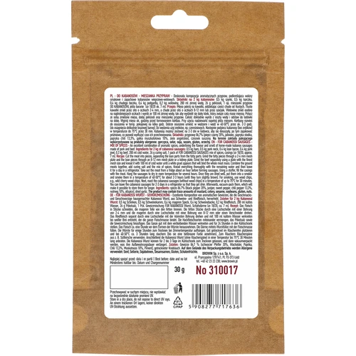 Mistura de ervas e especiarias para kabanos, 30 g - 2