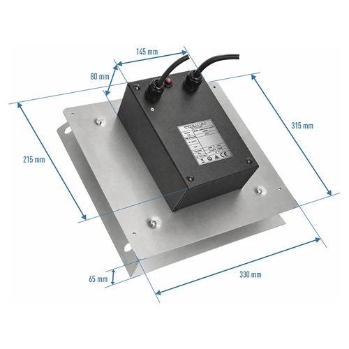 Módulo de resistência com ventilador, 2,7 kW - para fumadores de jardim - 5