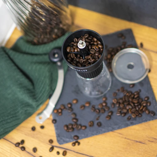 Moinho de café manual com ajuste de moagem - 10