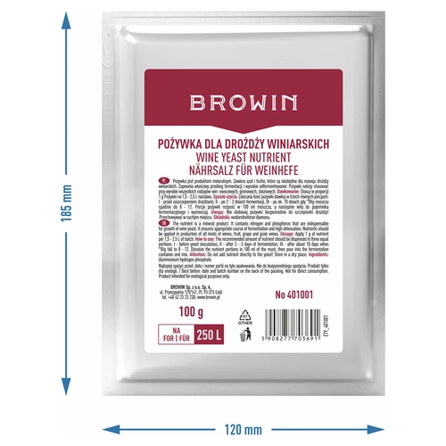 Nutriente para leveduras vínicas, 100 g - 2