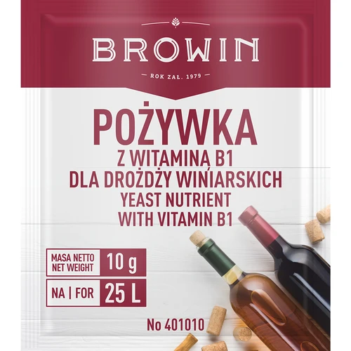 Nutriente para vinho com vitamina B1, 10g