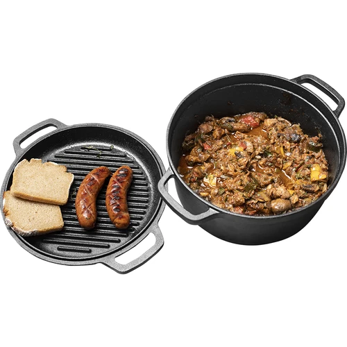 Panela de ferro fundido com frigideira, 3,5 L - 11