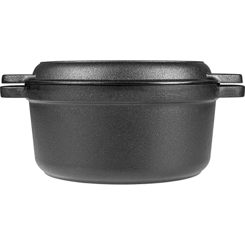 Panela de ferro fundido com frigideira, 5 L + 1 L - 5