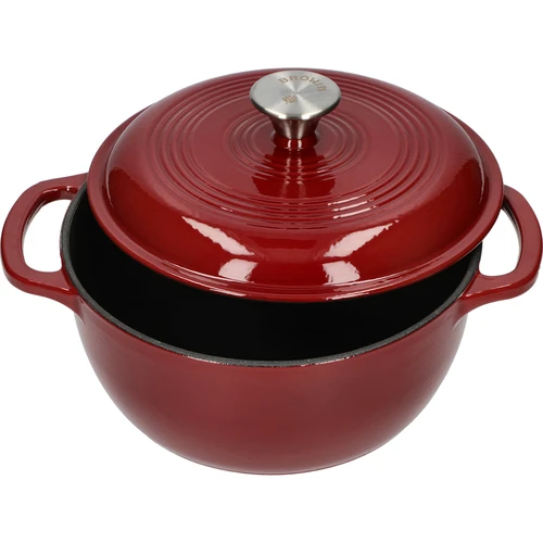 Panela de ferro fundido esmaltada - bordeaux, 4 L - 2