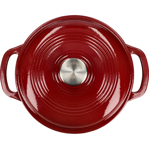 Panela de ferro fundido esmaltada - bordeaux, 4 L - 3