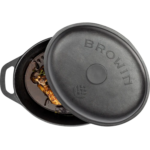 Panela de ferro fundido para forno, 5,5 L - 3