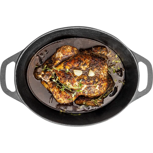Panela de ferro fundido para forno, 5,5 L - 4