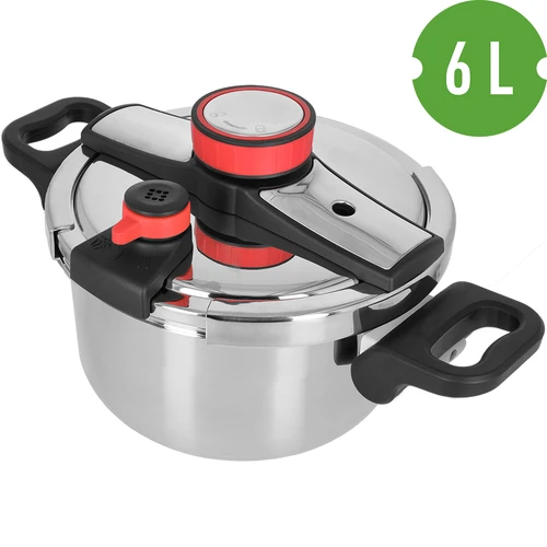 Panela de pressão em aço inoxidável, 6 L - 3