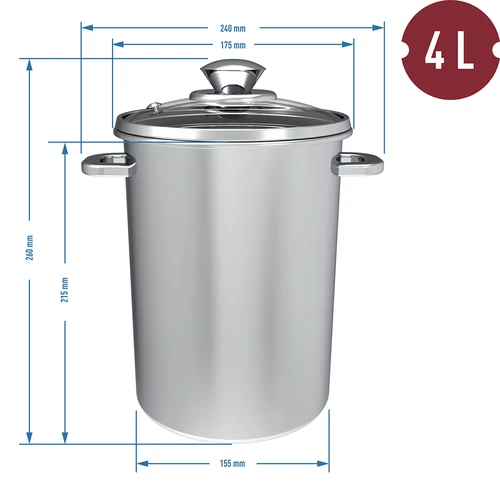 Panela multifuncional com cesto - 5