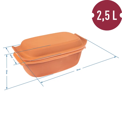 Panela Romana de Barro 2,5 L - 6