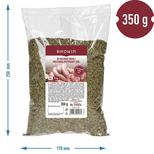 Para salsicha branca - mistura de especiarias e ervas, 350 g - 3