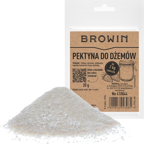 Pectina para compotas - cítrica amidada para gelificação, 20 g - 3