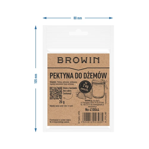Pectina para compotas - cítrica amidada para gelificação, 20 g - 4