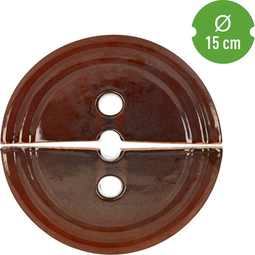 Pedra de pressão para barris, em grés, Ø 15 cm - 4