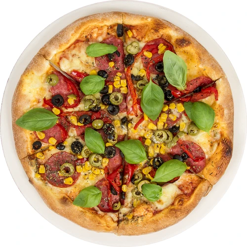 Pedra redonda para pizza, em cordierita, diâmetro 33 cm - 3