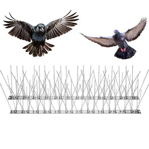 Picos anti-aves, em tira metálica, 10 unidades - 4