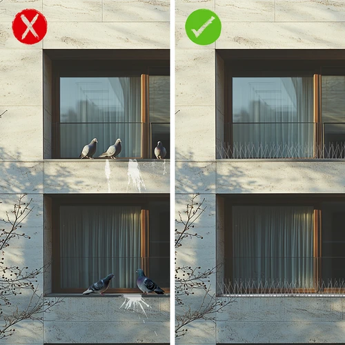 Picos anti-aves, em tira metálica, 10 unidades - 8
