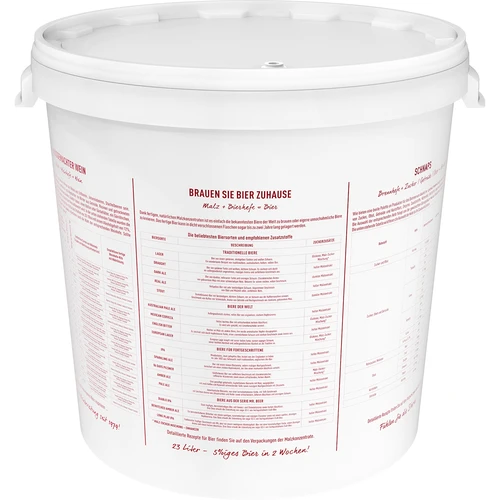 Recipiente de fermentação 30 L com tampa e torneira DE - 6