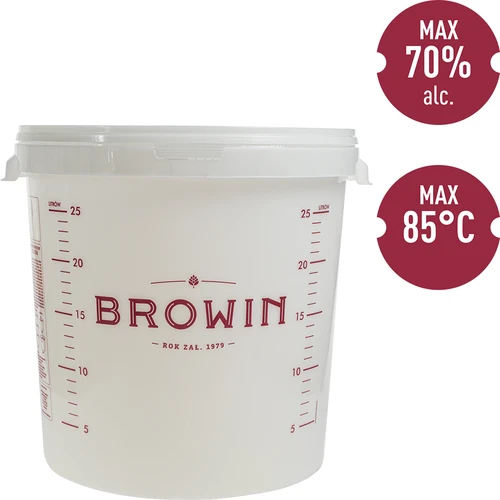 Recipiente de fermentação com tampa 30 L - 5