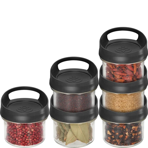 Recipiente de vidro 235 ml, com tampa para pendurar - 3