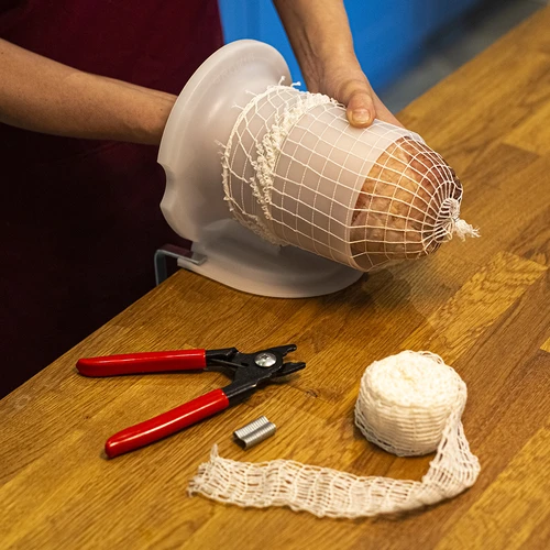 Rede elástica para charcutaria (até +220°C), Ø 15 cm, comprimento 3 m - 5