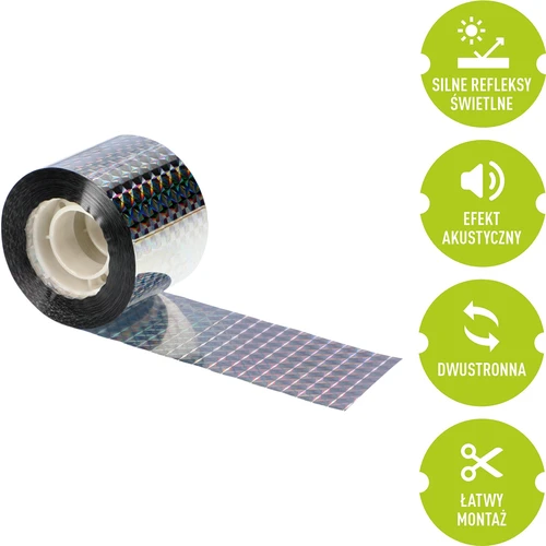 Repelente de aves — fita refletora, 80 m - 4
