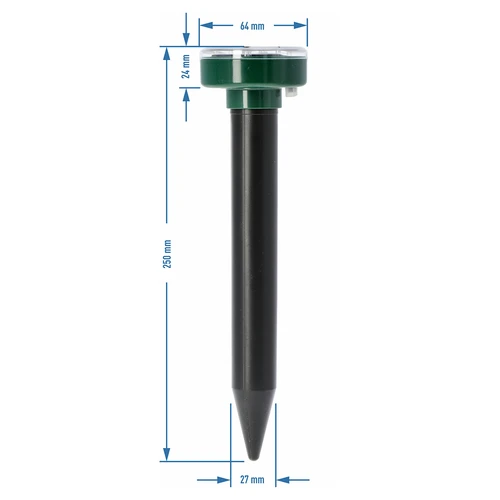 Repelente solar para toupeiras – proteção eficaz, segura e humanitária para o seu jardim, 1 un. - 8