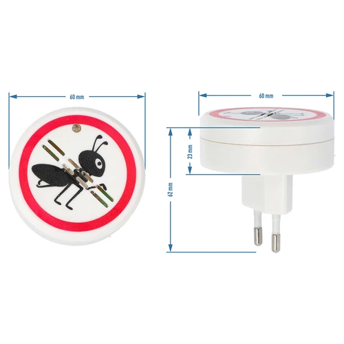 Repelente ultrassónico de formigas - para uso doméstico - 6