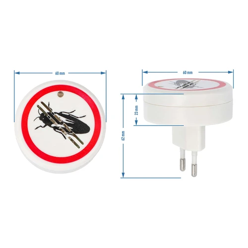Repelente ultrassónico de insetos - para uso doméstico - 6