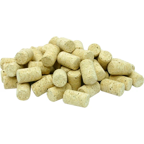 Rolha de cortiça aglomerada cilíndrica Ø22 x 38 mm — 100 unidades