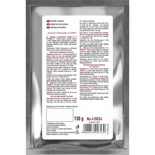 Sal de cura com extrato de acerola, 130 g - 2