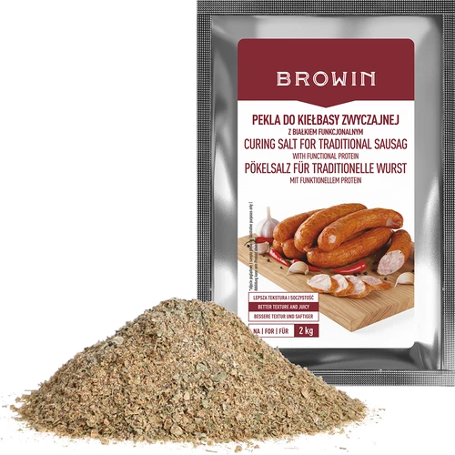 Sal de cura – Mistura para kiełbasa zwyczajna, com proteína funcional, 64 g - 5