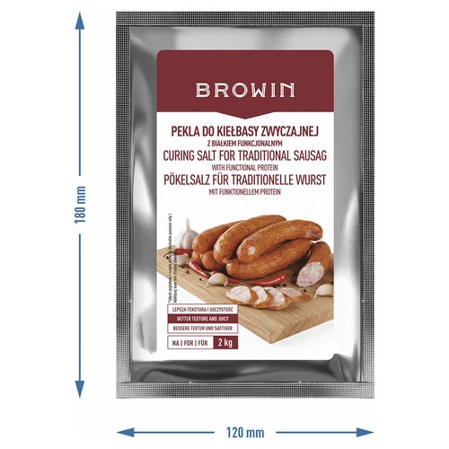 Sal de cura – Mistura para kiełbasa zwyczajna, com proteína funcional, 64 g - 3