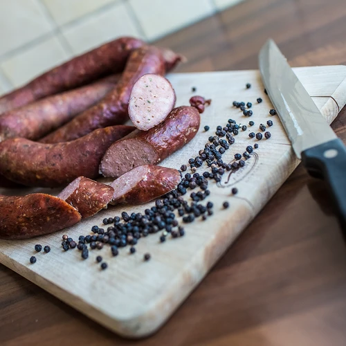 Sal de cura nitritado (Peklosól) para salsicha polaca tradicional (kiełbasa zwyczajna) - 5