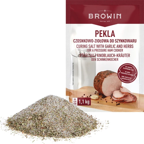 Sal de cura Pekla com alho e ervas para prensa de fiambre, 100 g - 3