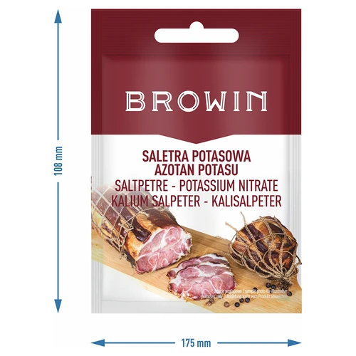 Salitre de potássio para cura de carne, 20 g - 7