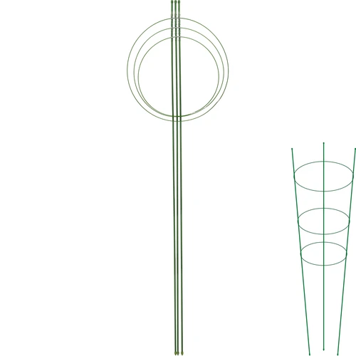 Suporte anelar para plantas — 3 anéis — 1,5 m