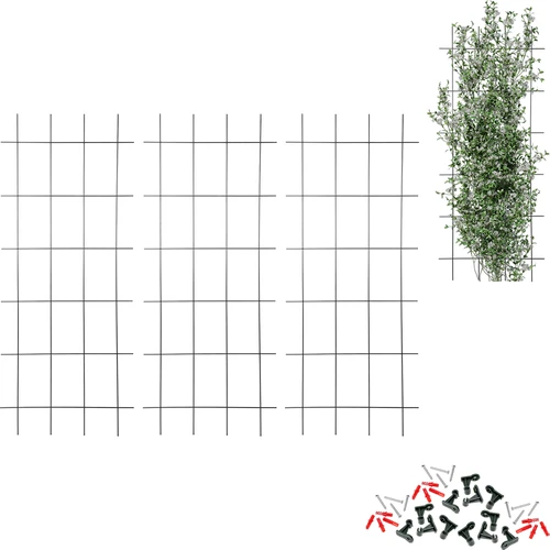 Suporte para plantas - treliça (150 cm x 60 cm) 3 unidades