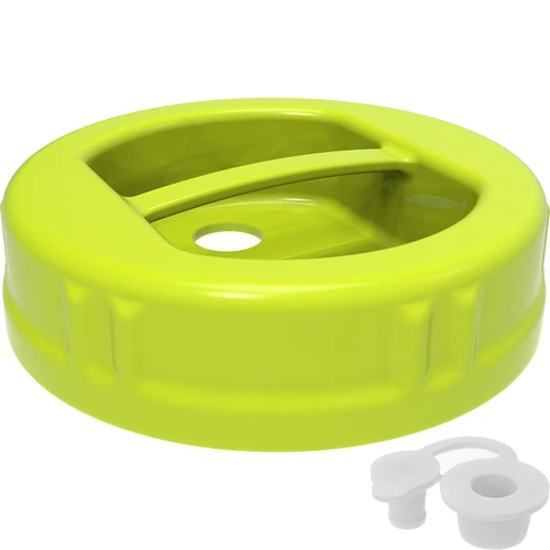 Tampa de plástico Ø 100 twist-off com furo e rolha - 2