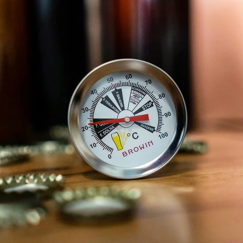 Termómetro cervejeiro (0°C a +100°C) 31,5 cm - 4
