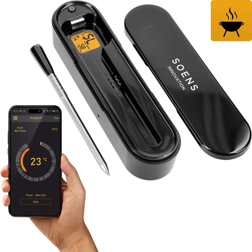 Termómetro culinário com sonda sem fios Bluetooth